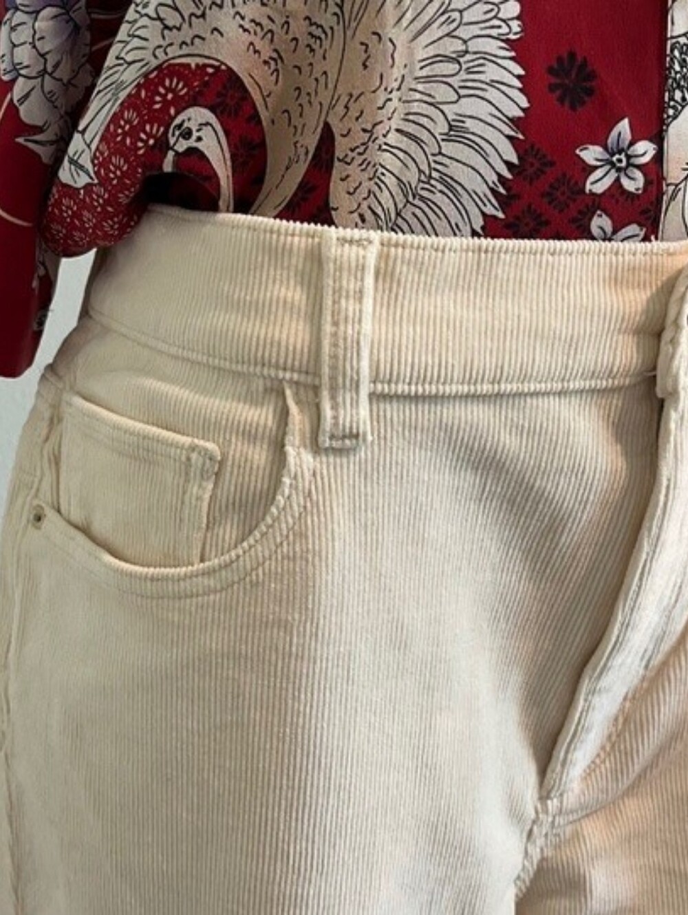 DL1961 Patti Straight Leg Corduroy High Rise Vintage Style Ankle Size 32 NWT - Picture 4 of 16